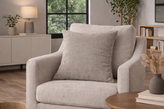 Almohadón Chenille Bostón Visón