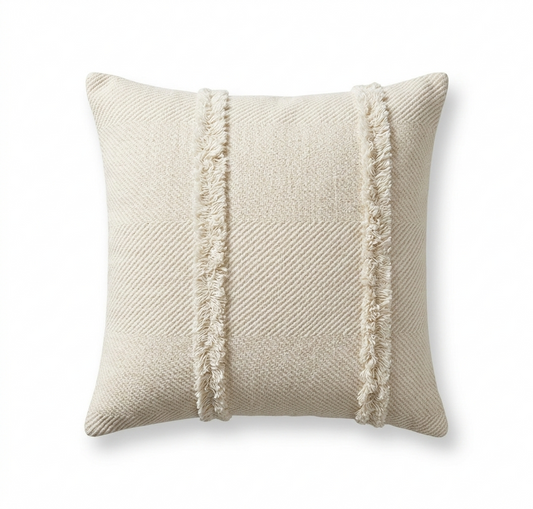 Almohadón Chenille Crudo